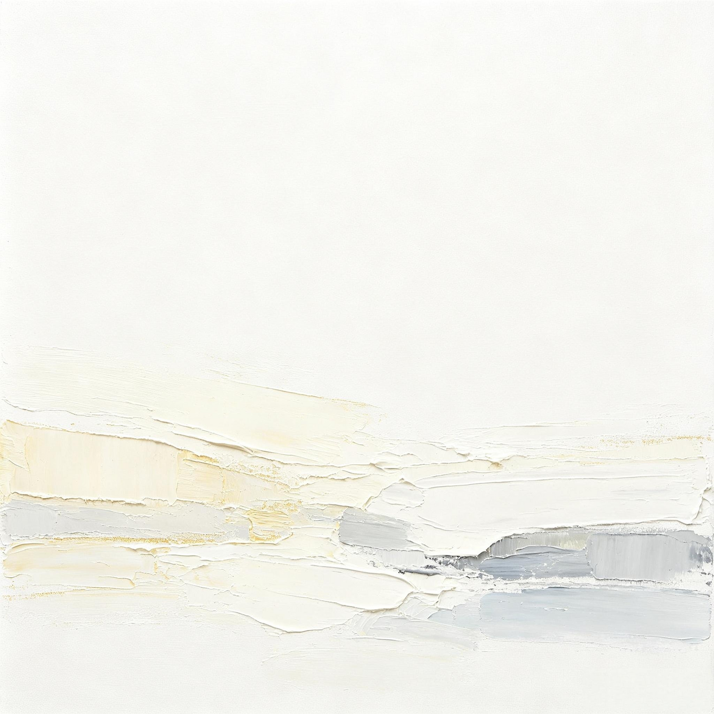 Off‑White Light Grey Abstract Coast Texture