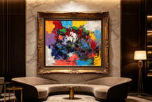 Artwork 018 displayed in an interior, view 1