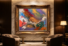 Artwork 019 displayed in an interior, view 1