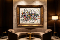 Colorful Drip Painting