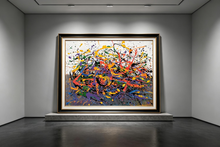 Multi-color Splatter Art