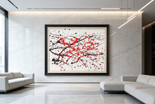 Red & Black Splatter