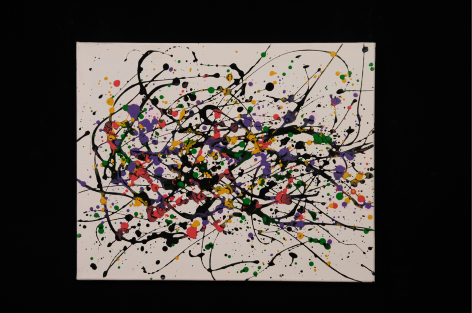 Colorful Drip Painting
